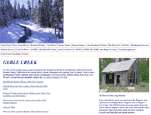 Tablet Screenshot of gerlecreek.com